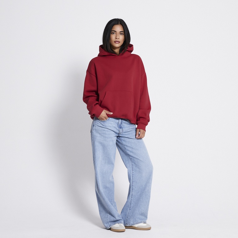 Heavy hoodie "Hilma" Red